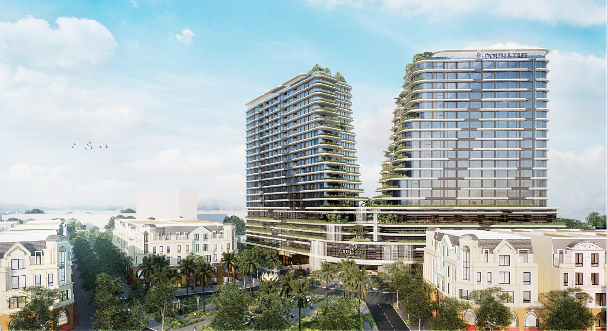 Phối cảnh khách sạn 5 sao DoubleTree by Hilton Long Xuyên &lpar;An Giang&rpar;.