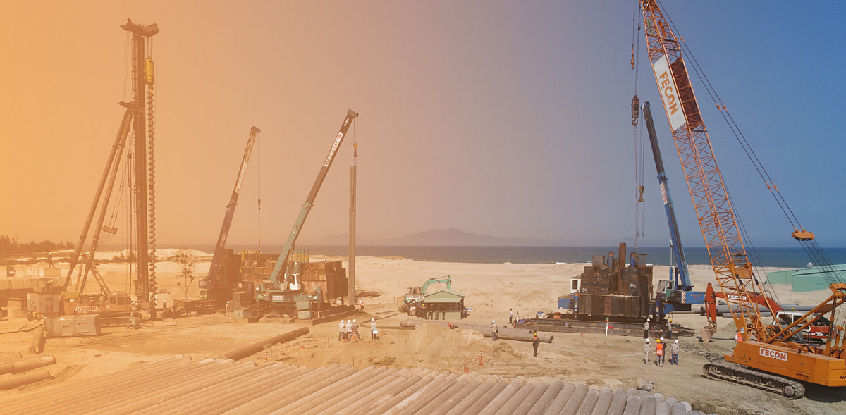 Lợi nhuận của FECON liên tục đi lùi.