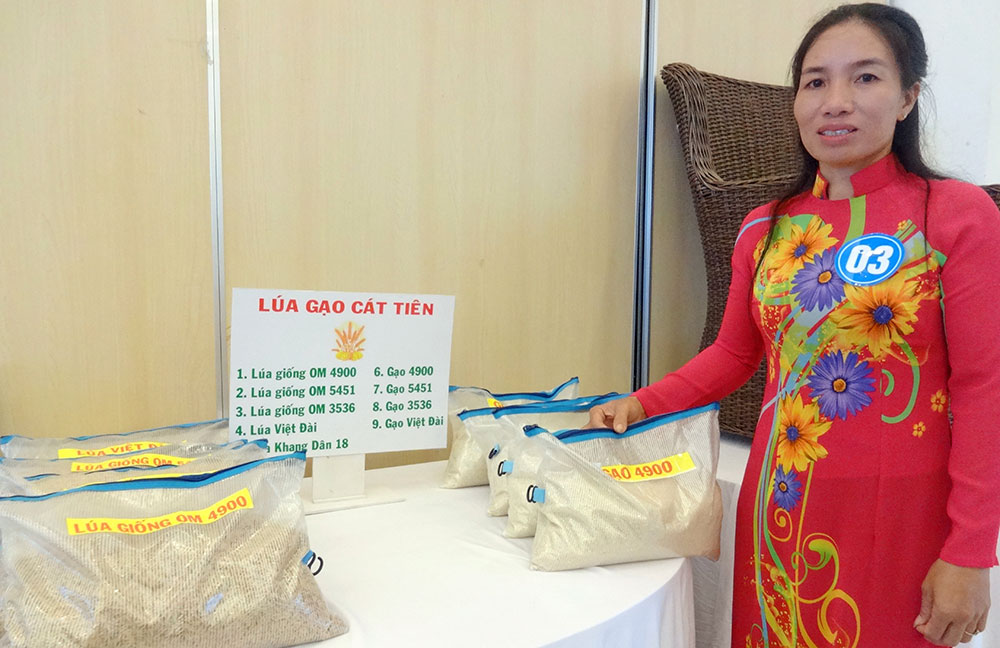 Thương hiệu Lúa-Gạo Cát Tiên đang tạo nền tảng cho nông dân, HTX ở địa phương phát triển thuận lợi.