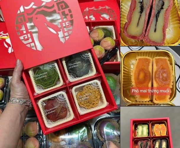 Nhiều sản phẩm bánh Trung thu handmade được rao bán tràn lan trên mạng xã hội và các sàn thương mại điện tử với giá mềm hơn hàng hãng