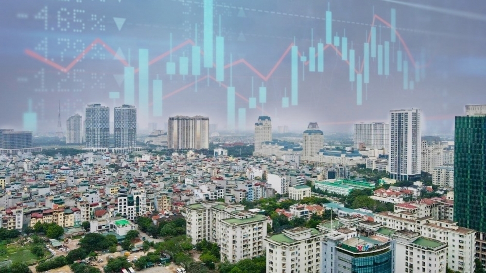 Cổ phiếu bất động sản đua nhau xanh tím cùng thanh khoản lớn trong thời gian gần đây.