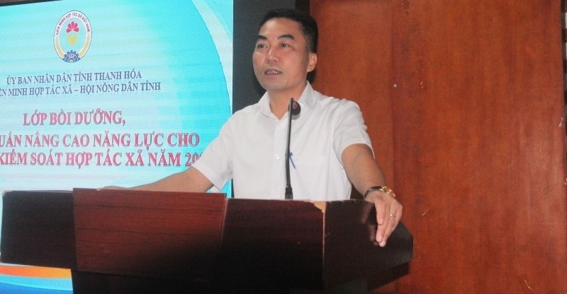 Ông Trịnh Thanh Tùng, Phó Chủ tịch Liên minh HTX tỉnh Thanh Hóa khẳng định kiểm soát nội bộ góp phần giảm thiểu rủi ro cho HTX.