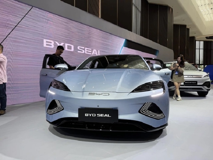 Một mẫu xe điện của của BYD.