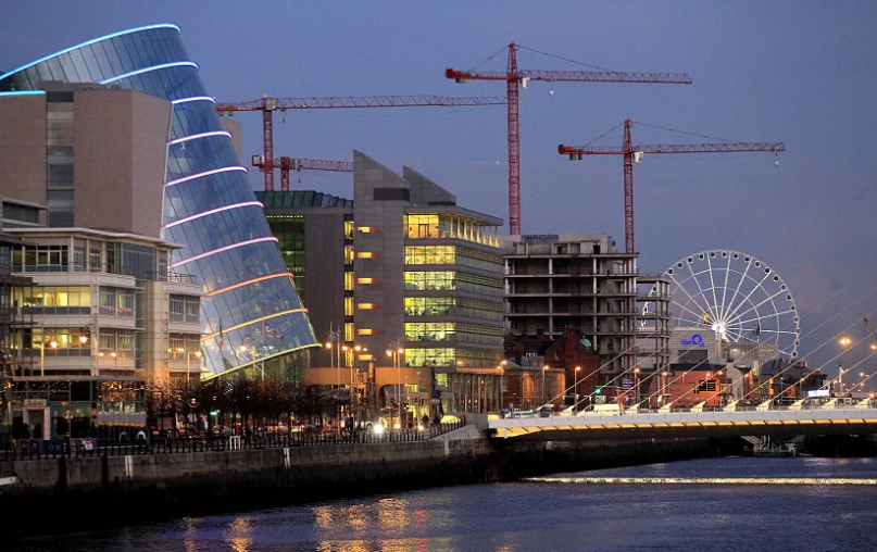 Dublin, nơi đặt trụ sở chính của nhiều tập đoàn công nghệ lớn tại châu Âu.