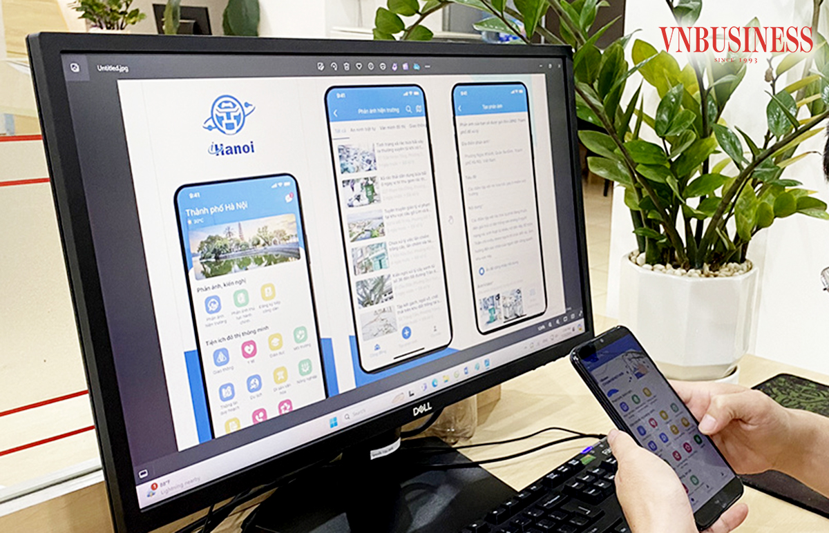 Ứng dụng iHanoi đang được đón nhận tích cực của người dân, doanh nghiệp.