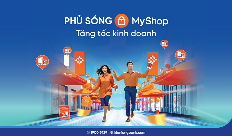 Bộ giải pháp MyShop & Paybox của KienlongBank đã được trên 80.000 cửa hàng sử dụng.