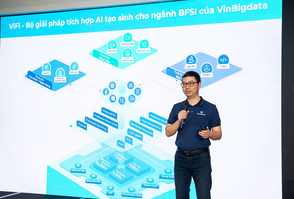 TS. Đào Đức Minh, Tổng Giám đốc Công ty Cổ phần VinBigdata chia sẻ về sự ra đời của ViFi.