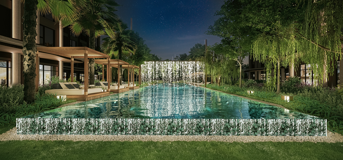 Thiết kế bể bơi đầy ấn tượng The Victoria.