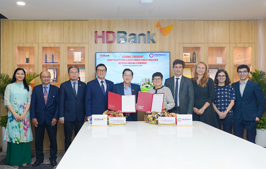 Proparco nâng mức tài trợ cho HDBank lên tới 100 triệu USD.