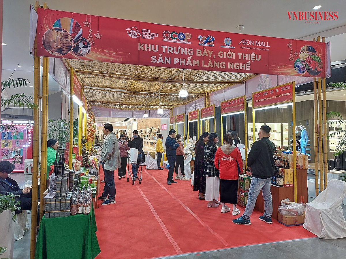 Các đơn vị như Sở Công thương, Liên minh HTX TP Hải Phòng... luôn quan tâm đẩy mạnh xúc tiến thương mại cho các sản phẩm OCOP.