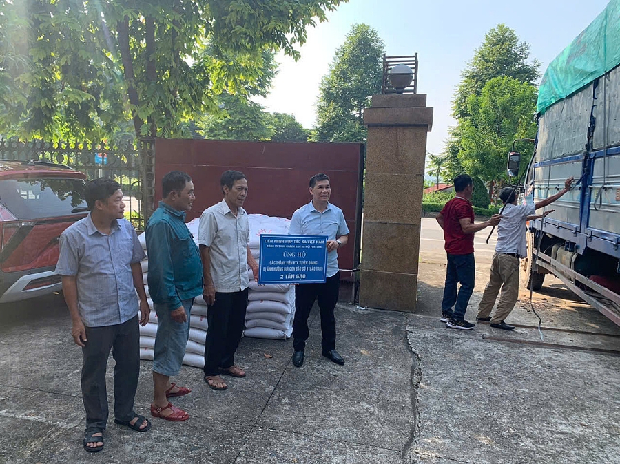 Liên minh HTX Việt Nam hỗ trợ tại Liên minh HTX tỉnh Tuyên Quang.