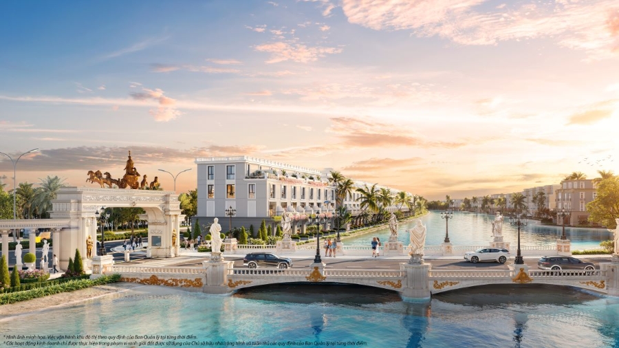 Dinh thự Hoàng gia được bao bọc bởi hệ sinh thái xanh và hệ thống an ninh đa lớp.