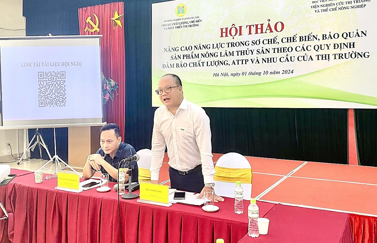 Viện trưởng Viện Nghiên cứu thị trường và Thể chế nông nghiệp Ngô Sỹ Đạt cho rằng công nghệ sơ chế, chế biến, bảo quản ở Việt Nam hiện có nhiều nhưng phải tìm cách để đưa những công nghệ này ứng dụng hiệu quả trong thực tiễn.