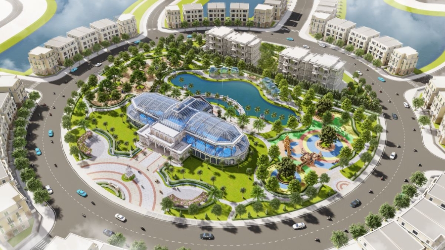 Công viên đậm chất hoàng gia châu Âu dành riêng cho các gia chủ tinh hoa.