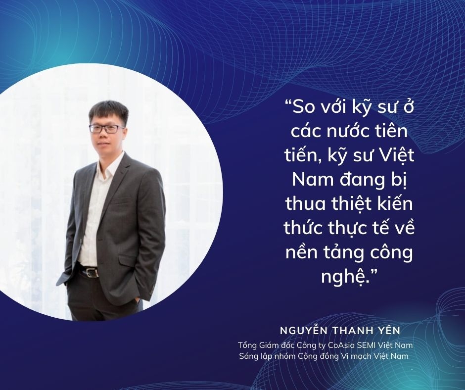 Ông Nguyễn Thanh Yên, Tổng giám đốc Công ty CoAsia Semi &lpar;Hàn Quốc&rpar; tại Việt Nam.