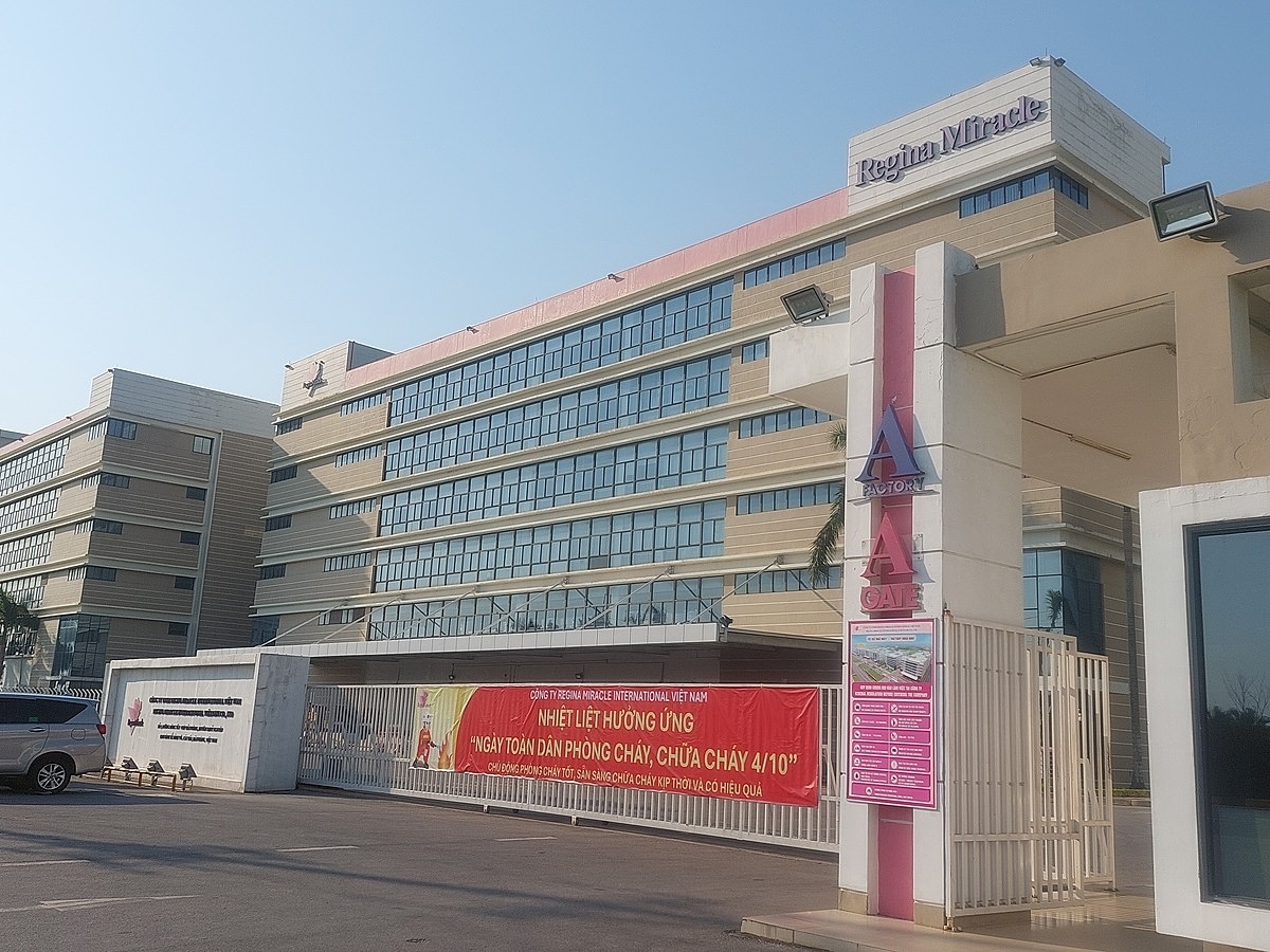 Nhà máy A - nhà máy của tập đoàn Regina đầu tiên tại Hải Phòng.