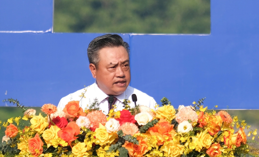 Chủ tịch UBND TP. Hà Nội Nguyễn Sỹ Thanh nhấn mạnh Ngày hội Văn hóa vì hòa bình nhằm lan tỏa thông điệp về giá trị văn hóa, hòa bình và sức sáng tạo của con người Thăng Long - Hà Nội qua các thời kỳ...