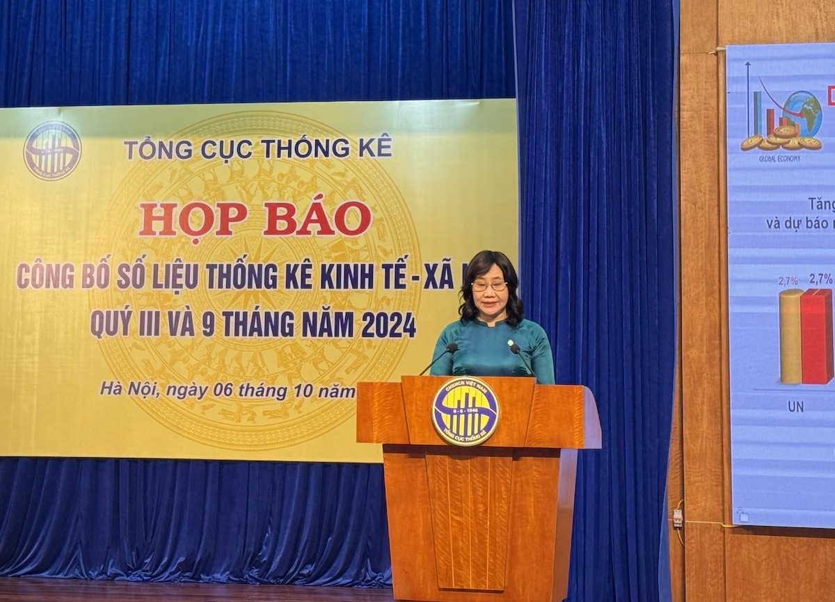 Tổng Cục trưởng Tổng Cục Thống kê Nguyễn Thị Hương.