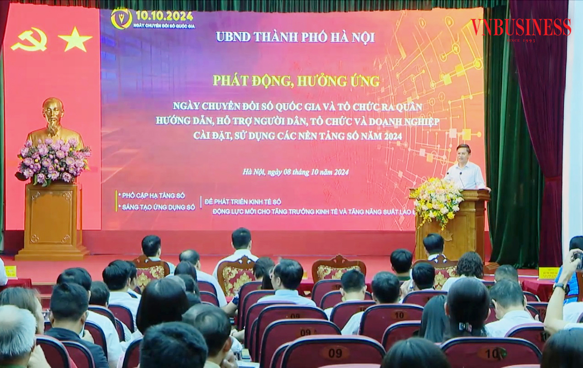 Hà Nội vừa phát động hưởng ứng ngày chuyển đổi số quốc gia.