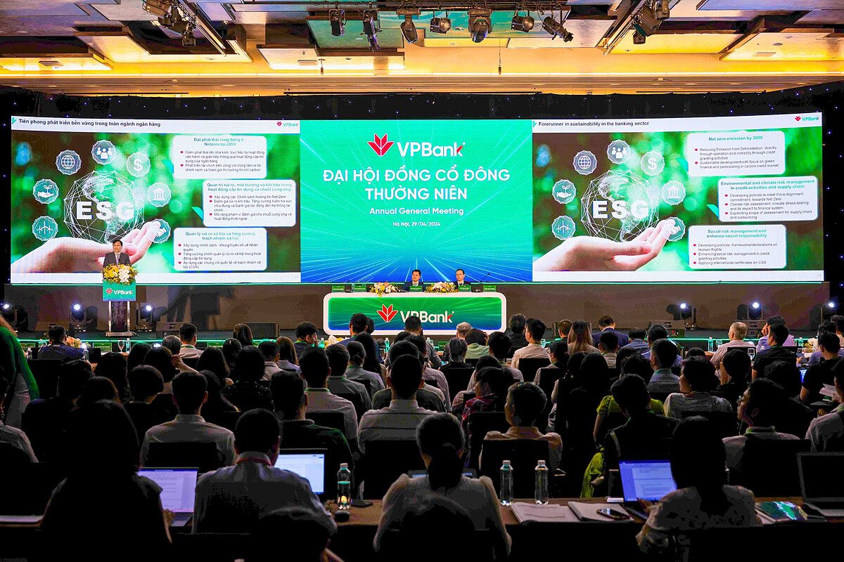 Đại hội đồng cổ đông VPBank năm 2024 - Ảnh: VGP/HT