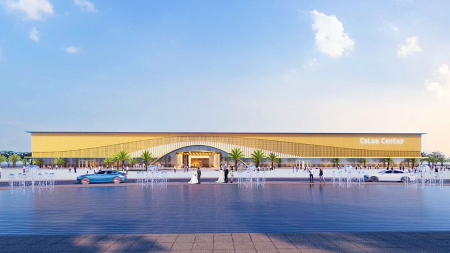 Trung tâm Hội nghị và Tiệc cưới Cổ Loa Center trong lòng Trung tâm Hội chợ Triển lãm Quốc gia có quy mô 12.680m2.