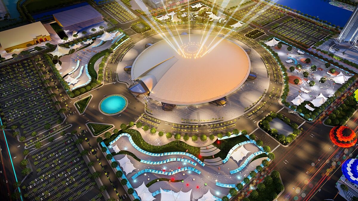 Trung tâm Hội chợ Triển lãm Quốc gia được ví như “kỳ quan mới” của Thủ đô khi có tổng quy mô lên tới 90ha.