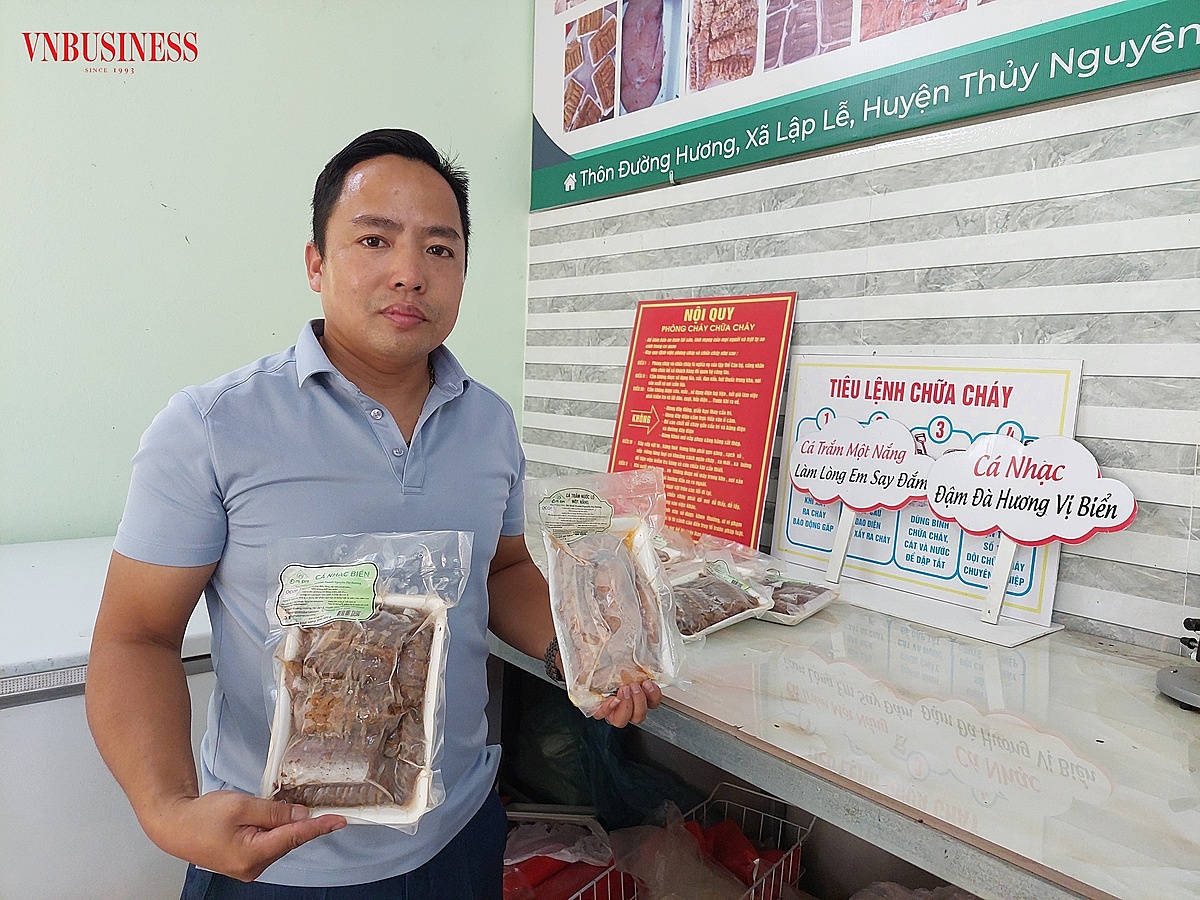 Các sản phẩm OCOP của HTX dần trở thành quà tặng được nhiều người đặt mua.