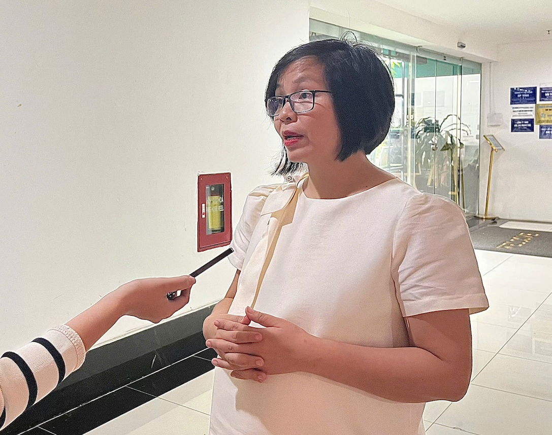 Bà Nguyễn Thị Thu, chuyên gia phát triển hệ sinh thái của Trung tâm Hỗ trợ khởi nghiệp sáng tạo Quốc gia &lpar;NSSC&rpar;, Trưởng làng Nông nghiệp thông minh Techfest Quốc gia, sáng lập hệ sinh thái MEVI.