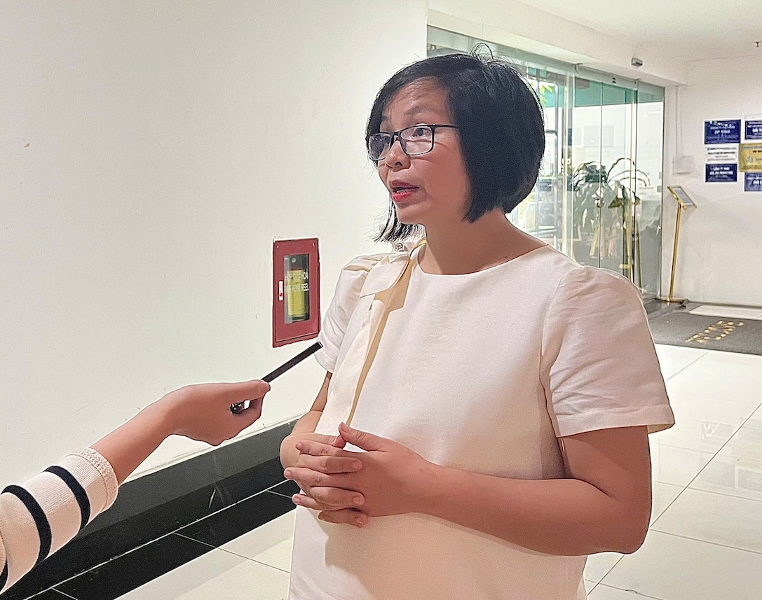 Bà Nguyễn Thị Thu, chuyên gia phát triển hệ sinh thái của Trung tâm Hỗ trợ khởi nghiệp sáng tạo Quốc gia &lpar;NSSC&rpar;, Trưởng làng Nông nghiệp thông minh Techfest Quốc gia, sáng lập hệ sinh thái MEVI.