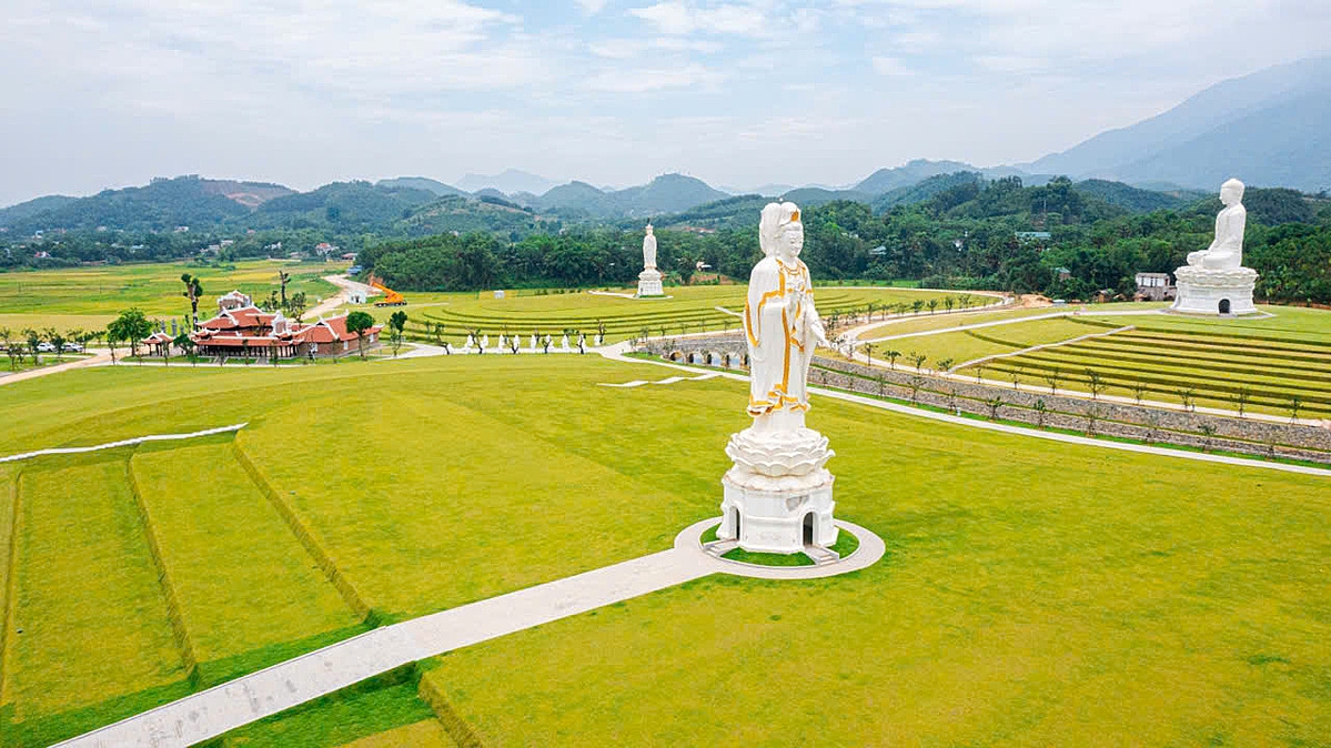 Một góc dự án Công viên Nghĩa trang Thiên Đường.