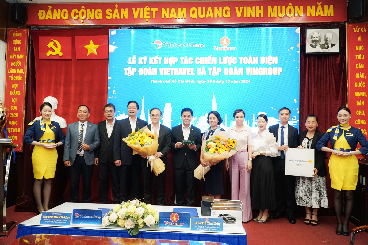 Tập đoàn Vietravel và Tập đoàn Vingroup sẽ cùng các công ty trong hệ sinh thái hợp tác chặt chẽ nhằm thúc đẩy du lịch và di chuyển thân thiện với môi trường.