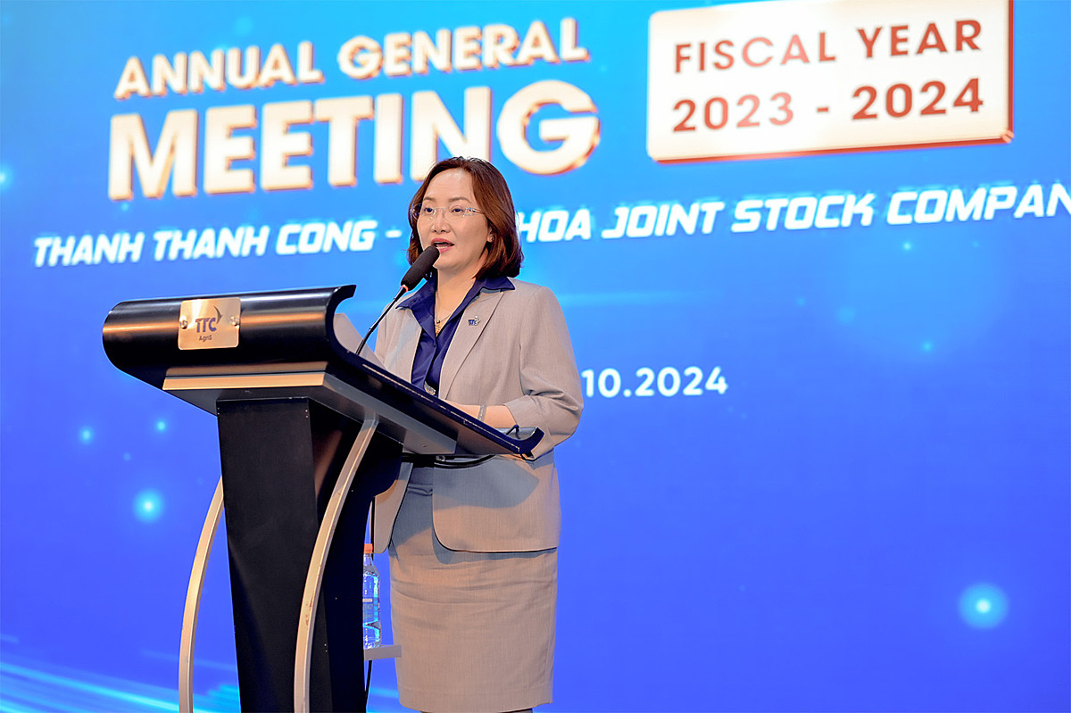 Chủ tịch HĐQT TTC AgriS Đặng Huỳnh Ức My nhấn mạnh sẽ tập trung thực hành tốt các chuẩn mực quốc tế trong quản trị doanh nghiệp để gia tăng niềm tin từ cổ đông và thị trường.