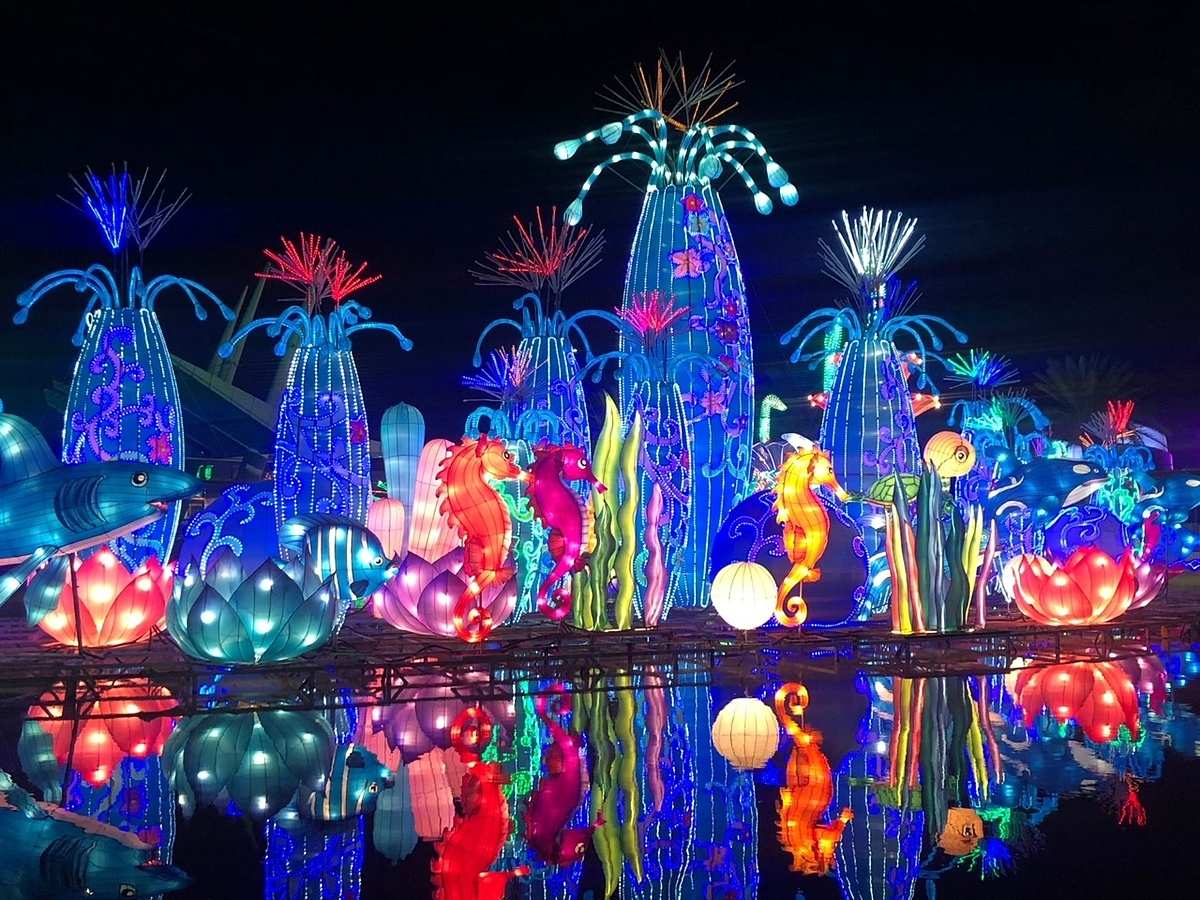 Du khách đến với Cuộc thi thiết kế và Lễ hội đèn lồng quốc tế sẽ được chiêm ngưỡng những tác phẩm đèn lồng được chế tác bởi các nghệ nhân xuất sắc nhất thế giới, truyền tải thông điệp nhân văn Thắp sáng vì sự sống – Shine for Life” &lpar;Ảnh minh họa&rpar;