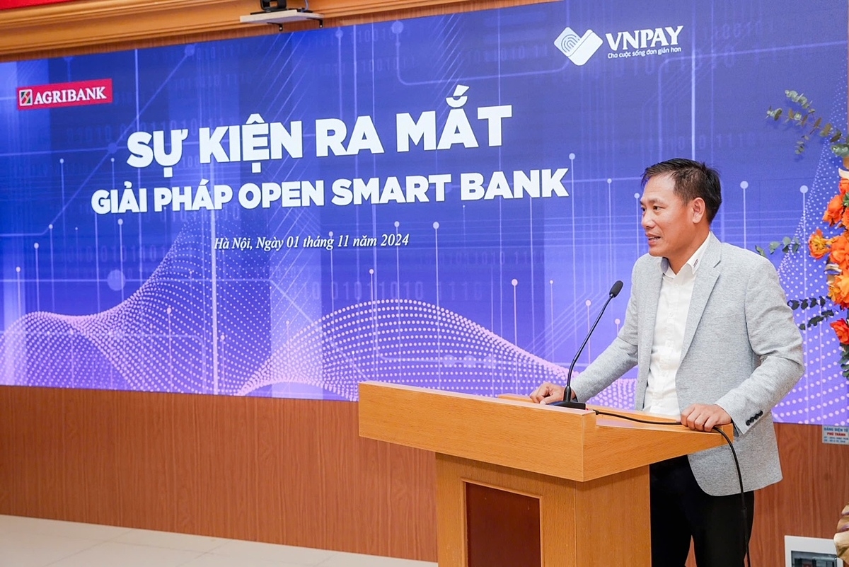 Ông Trần Trí Mạnh - Chủ tịch Hội đồng quản trị VNPAY phát biểu.