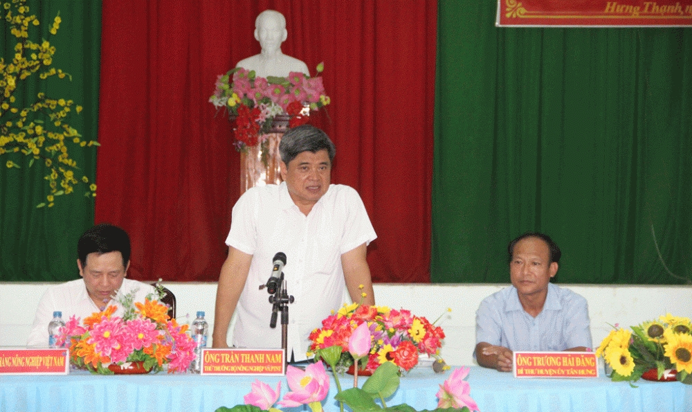 Thứ trưởng Bộ NN&PTNT Trần Thanh Nam cho rằng HTX là trung tâm để sản xuất và tiếp cận nguồn vốn.