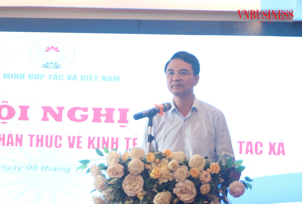 Phó Chủ tịch Liên minh HTX Việt Nam Đinh Hồng Thái nhấn mạnh tầm quan trọng của việc đẩy nhanh đưa Luật HTX năm 2023 vào thực tiễn, mang lại lợi ích cho các HTX, tổ hợp tác.