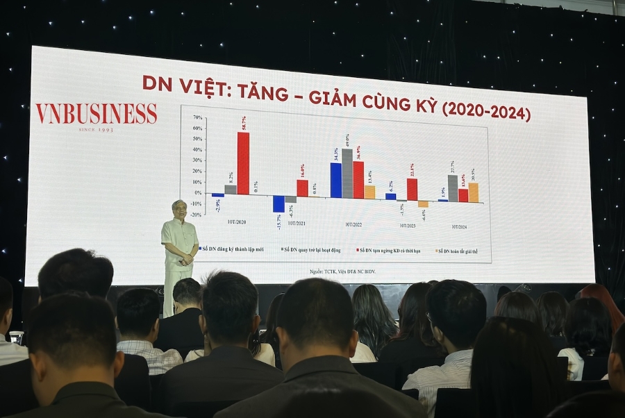 PGS.TS Trần Đình Thiên cho biết chỉ số của khu vực nội địa chưa tích cực như mong đợi.