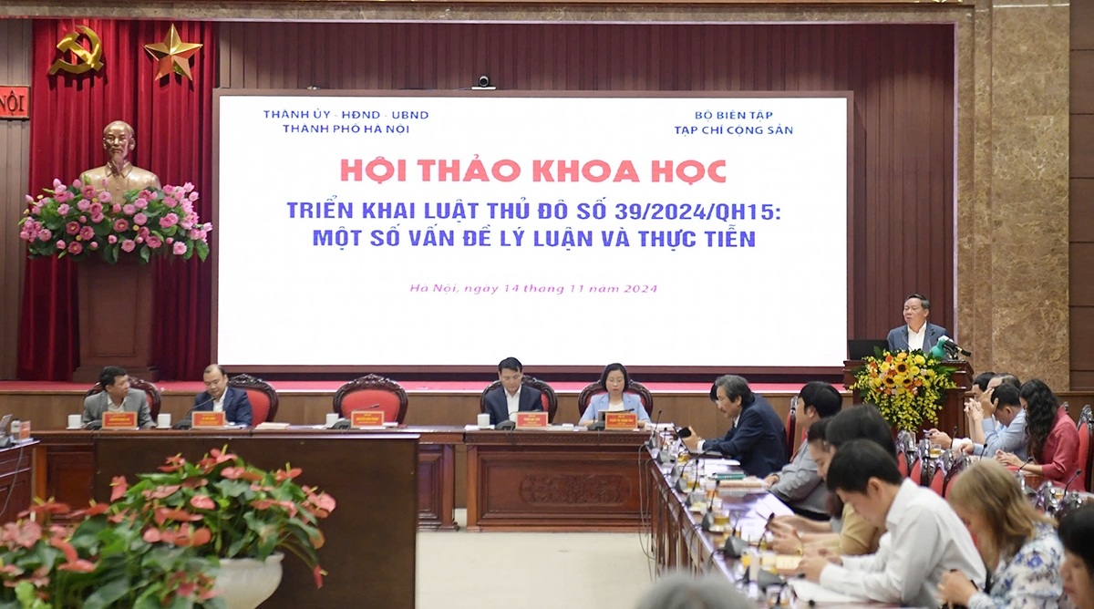 Luật Thủ đô 2024 đang được đẩy mạnh đưa vào thực tiễn nhằm xây dựng Hà Nội thành một đô thị văn minh, hiện đại và phát triển bền vững.