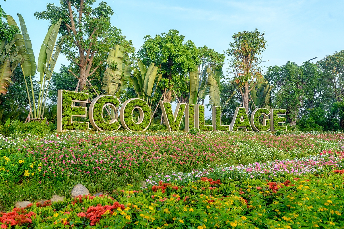 Đảo hoa Ecovillage Saigon River.