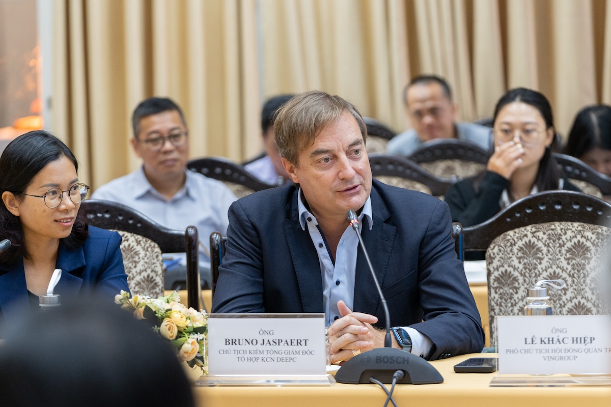 Ông Bruno Jaspaert, Chủ tịch kiêm Tổng giám đốc Tổ hợp KCN Deep C. &lpar;Ảnh: Nhà đầu tư&rpar;.