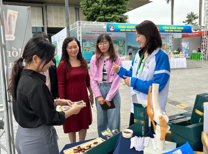 Đại diện từ SamMyungjang, một nhà sản xuất thực phẩm bổ sung sức khỏe