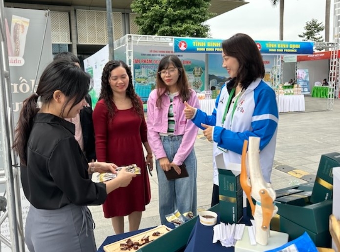 Đại diện từ SamMyungjang, một nhà sản xuất thực phẩm bổ sung sức khỏe