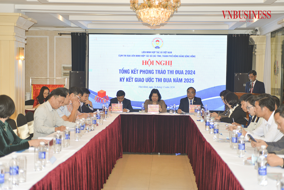 Hội nghị Tổng kết phong trào thi đua Liên minh HTX các tỉnh, thành phố Đồng bằng sông Hồng diễn ra ngày 28/11/2024 tại TP Thái Bình.