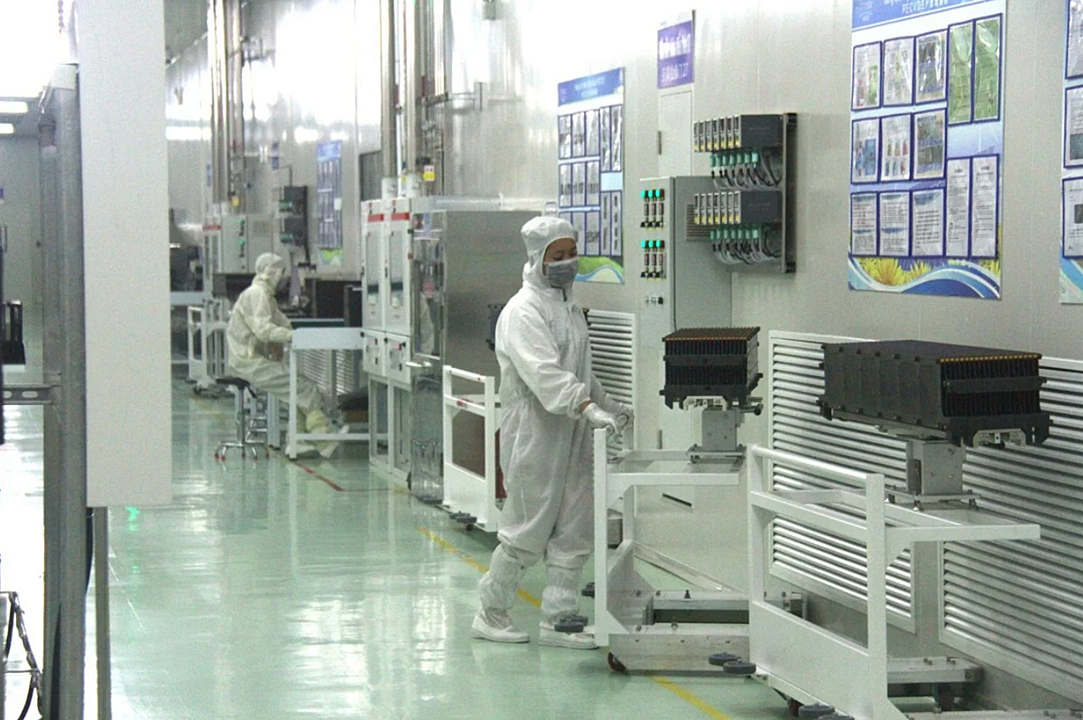 Xưởng sản xuất của Trina Solar tại tỉnh Bắc Giang.