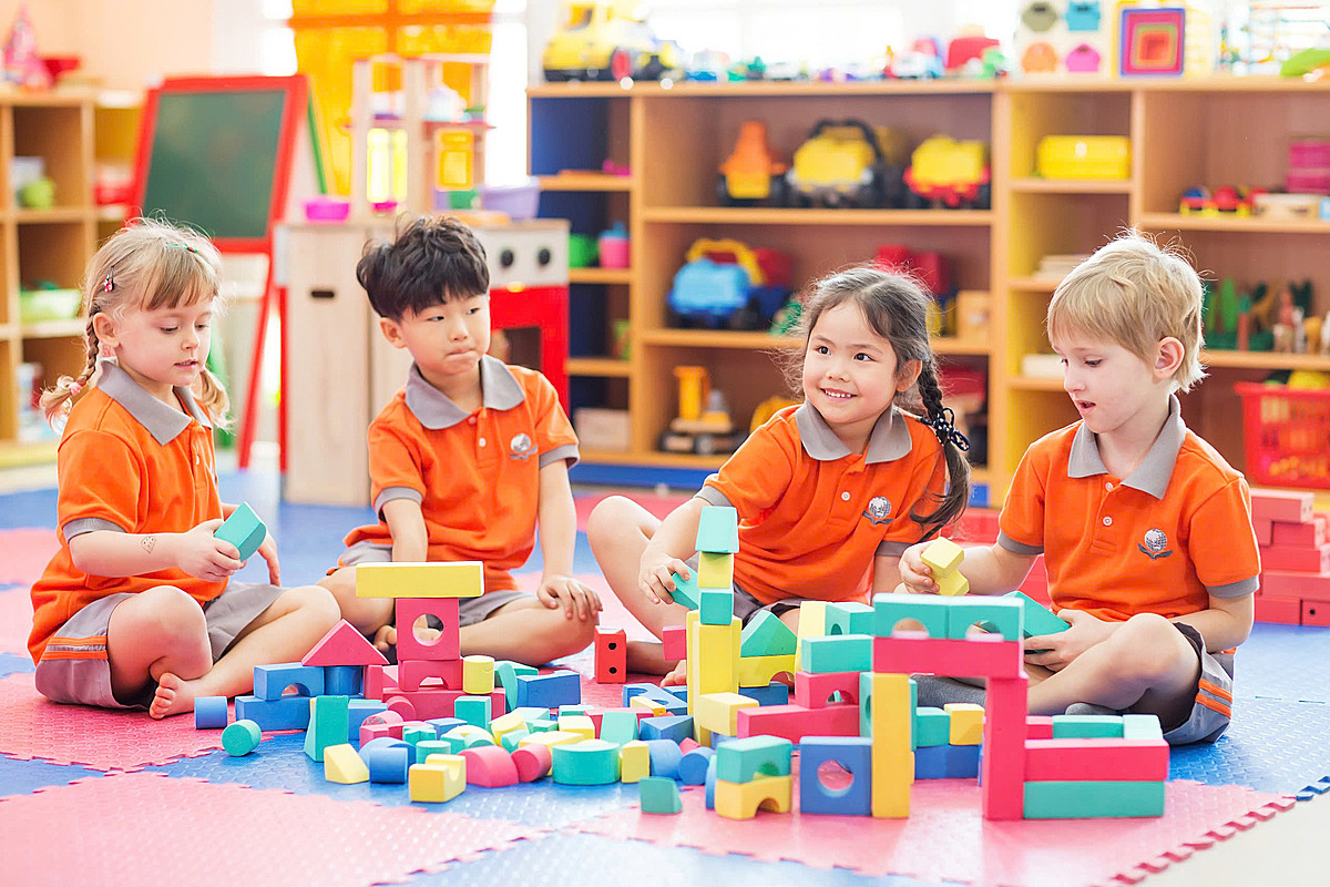 Một tiết học tại trường Quốc tế Singapore.