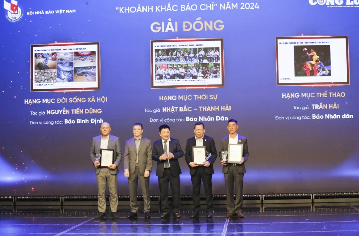 Các tác giả/nhóm tác giả đạt giải Đồng.