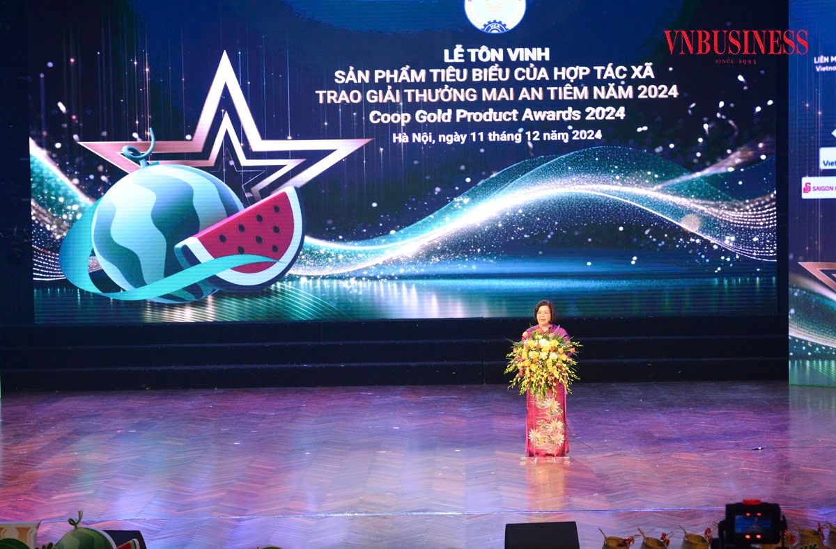 Chủ tịch Liên minh HTX Việt Nam Cao Xuân Thu Vân cho rằng việc tôn vinh sản phẩm tiêu biểu của HTX và trao giải thưởng Mai An Tiêm, xuất phát từ ý tưởng chuyển tải một thông điệp vô cùng ý nghĩa gắn với truyền thuyết Mai An Tiêm.