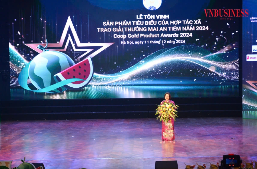 Chủ tịch Liên minh HTX Việt Nam Cao Xuân Thu Vân cho rằng việc tôn vinh sản phẩm tiêu biểu của HTX và trao giải thưởng Mai An Tiêm, xuất phát từ ý tưởng chuyển tải một thông điệp vô cùng ý nghĩa gắn với truyền thuyết Mai An Tiêm.