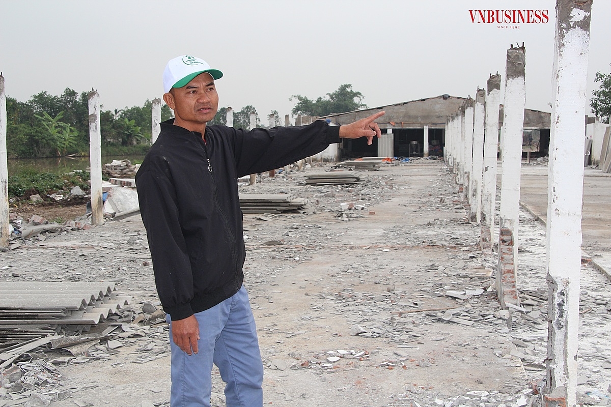 Anh Nguyễn Bá Lợi hy vọng việc xây dựng chuồng trại sẽ hoàn thành trong tháng 1/2025.