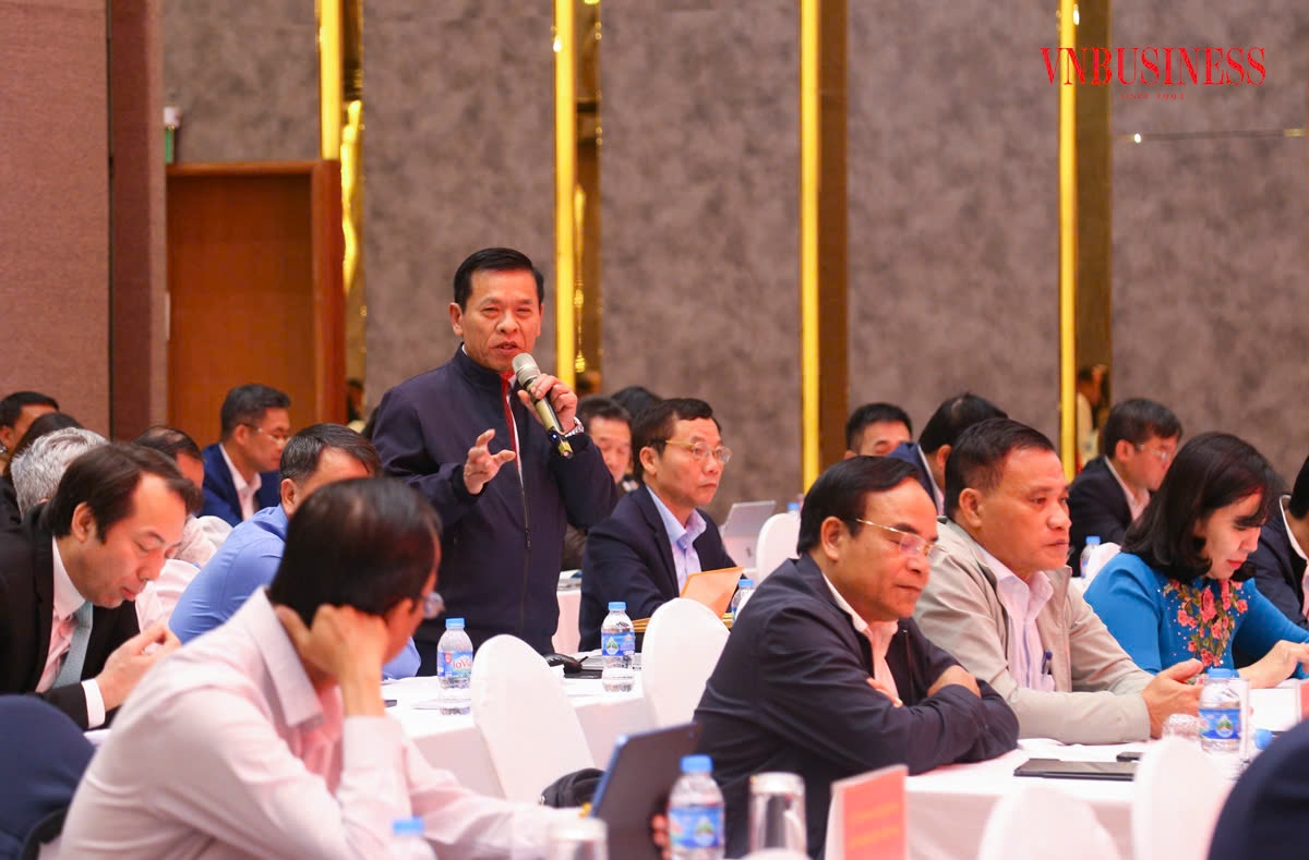 Ông Nguyễn Khải, Chủ tịch Liên minh HTX Đắk Nông chia sẻ tại hội nghị.